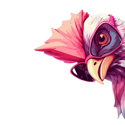 Pink Pollos mascot